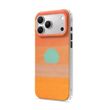 Cyan Sun - Clear iPhone Case
