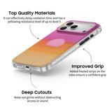 Magenta Sky - Clear iPhone Case