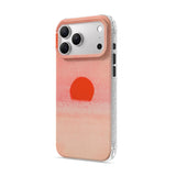 Red Sun - Clear iPhone Case