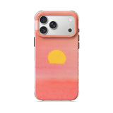 Peach Sunset - Clear iPhone Case