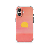 Peach Sunset - Clear iPhone Case