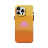 Warm Orange - Clear iPhone Case