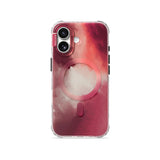 Berry Red - Clear iPhone Case