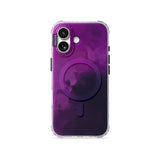 Dark Purple - Clear iPhone Case