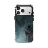 Black Gray - Clear iPhone Case