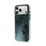 Black Gray - Clear iPhone Case