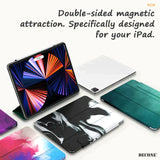 iPad Series | Watercolor Leather Smart Magnetic Reversible Clip (With Clip Buckle)