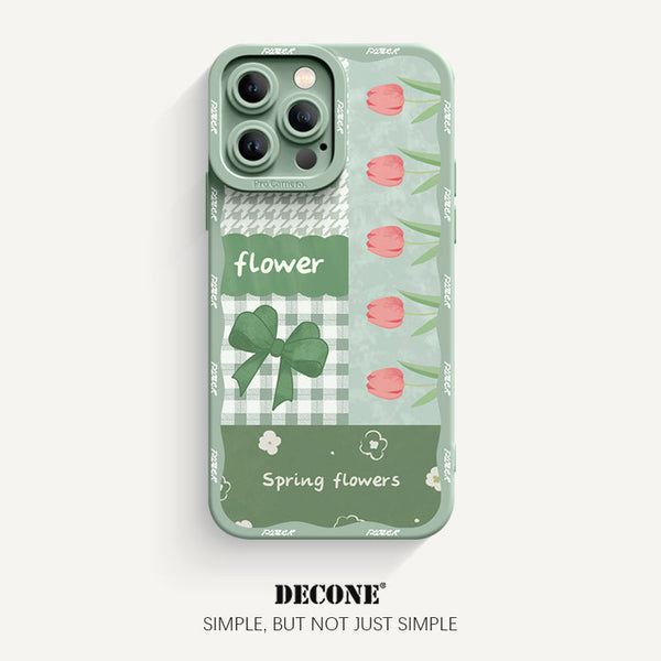 iPhone 12 Series | Flower Series Pupil Liquid Silicone Phone Case