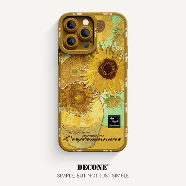 iPhone 14 MagSafe Series | Oil Painting Series Pupil Liquid Silicone Phone Case