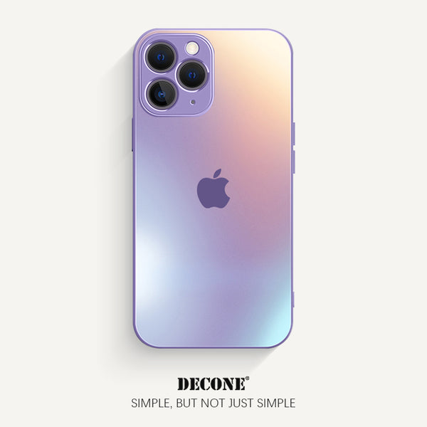 iPhone 11 Series | Frosted Glass Phone Case with Fantasy Purple