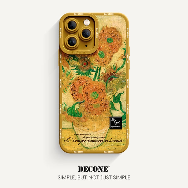 iPhone 11 Series | Oil Painting Series Pupil Liquid Silicone Phone Case