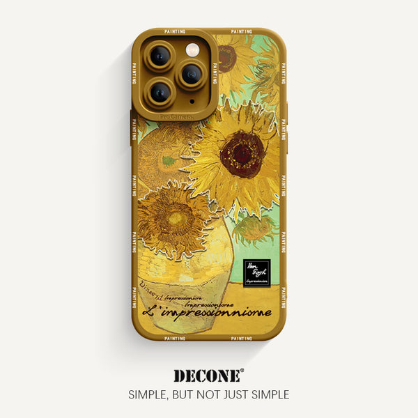 iPhone 11 Series | Oil Painting Series Pupil Liquid Silicone Phone Case