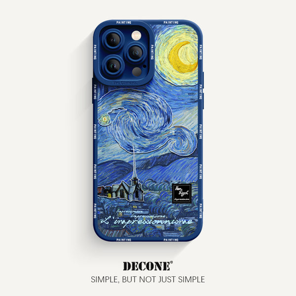 iPhone 13 Series | Oil Painting Series Pupil Liquid Silicone Phone Case