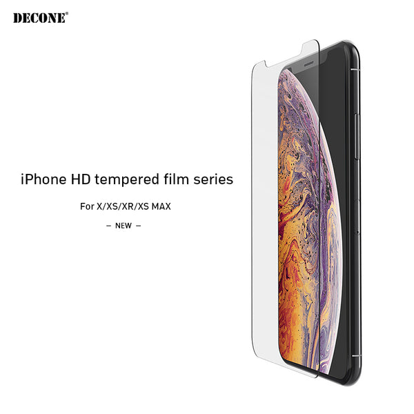 iPhone X / XS /XR/ XS Max tempered glass film (half-covered screen)