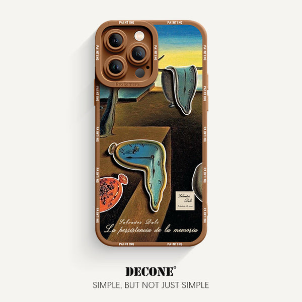 iPhone 14 Series | Oil Painting Series Pupil Liquid Silicone Phone Case