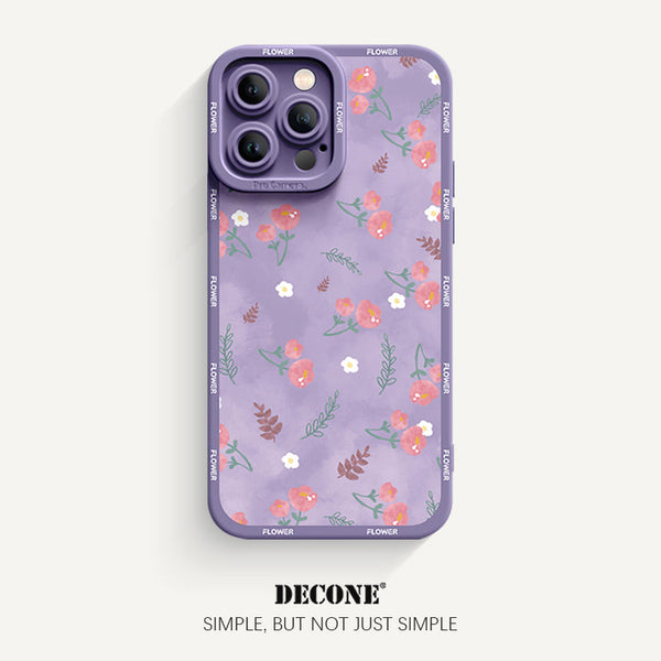 iPhone 14 Series | Flower Series Pupil Liquid Silicone Phone Case