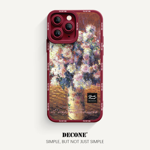 iPhone 11 Series | Oil Painting Series Pupil Liquid Silicone Phone Case