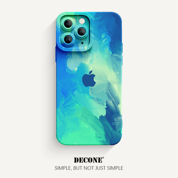 iPhone 11 Series | Watercolor Series Pupil Liquid Silicone Phone Case