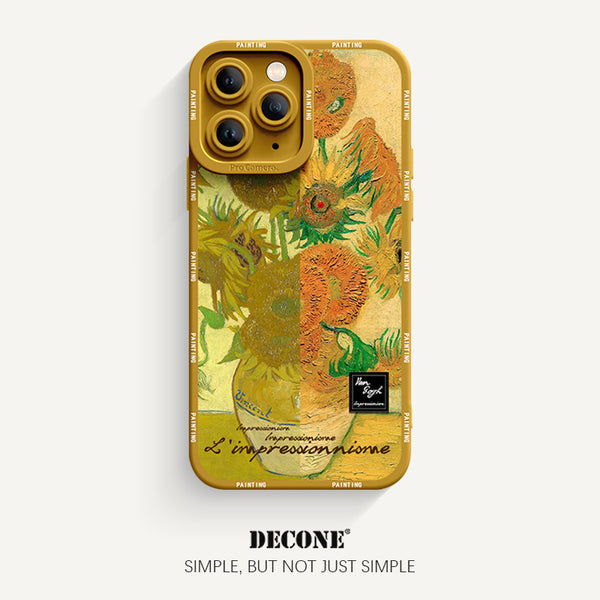 iPhone 11 Series | Oil Painting Series Pupil Liquid Silicone Phone Case