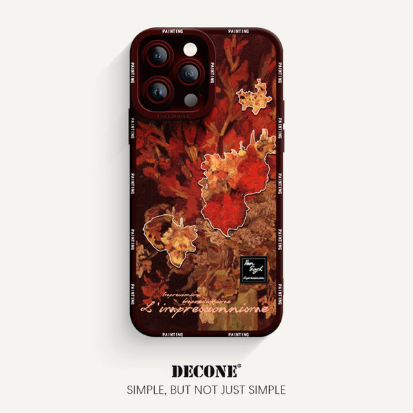 iPhone 13 MagSafe Series | Oil Painting Series Pupil Liquid Silicone Phone Case