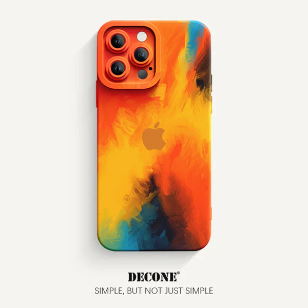 iPhone 12 Series | Watercolor Series Pupil Liquid Silicone Phone Case