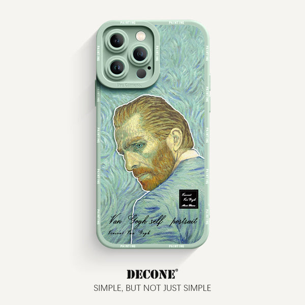 iPhone 12 MagSafe Series | Oil Painting Series Pupil Liquid Silicone Phone Case