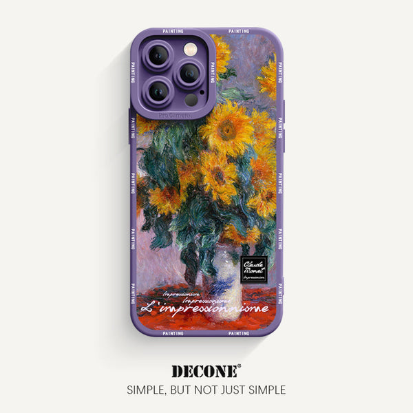 iPhone 13 MagSafe Series | Oil Painting Series Pupil Liquid Silicone Phone Case