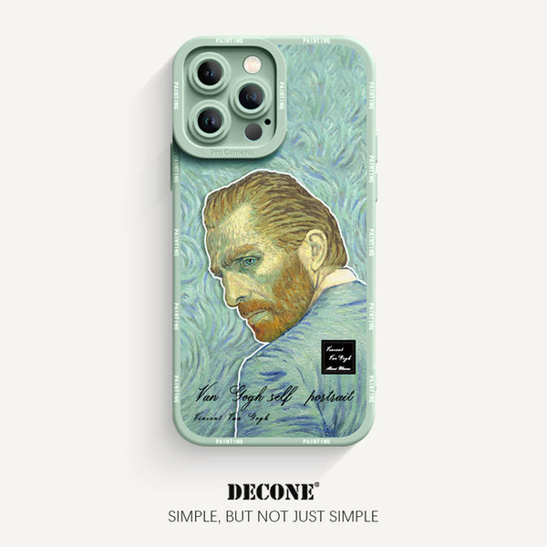 iPhone 12 Series | Oil Painting Series Pupil Liquid Silicone Phone Case