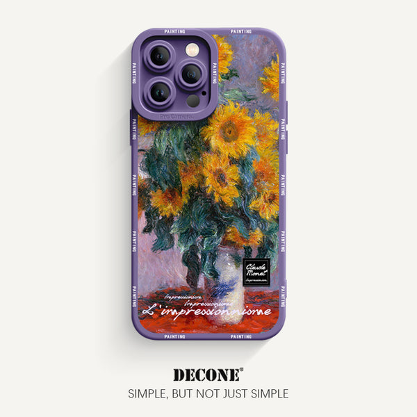 iPhone 13 Series | Oil Painting Series Pupil Liquid Silicone Phone Case