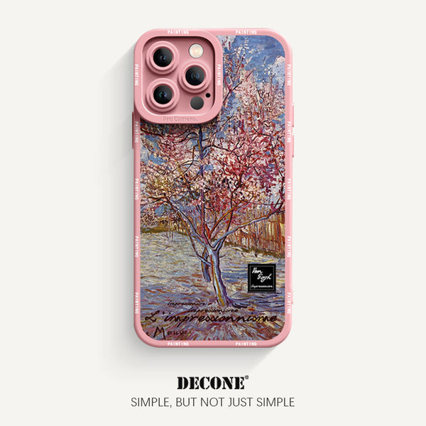 iPhone 12 MagSafe Series | Oil Painting Series Pupil Liquid Silicone Phone Case