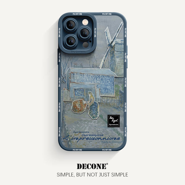 iPhone 12 MagSafe Series | Oil Painting Series Pupil Liquid Silicone Phone Case