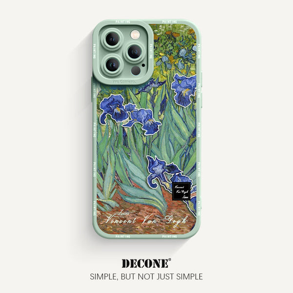 iPhone 14 MagSafe Series | Oil Painting Series Pupil Liquid Silicone Phone Case