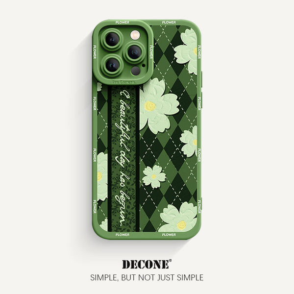 iPhone 12 Series | Flower Series Pupil Liquid Silicone Phone Case