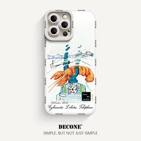 iPhone 13 Series | Oil Painting Series Pupil Liquid Silicone Phone Case