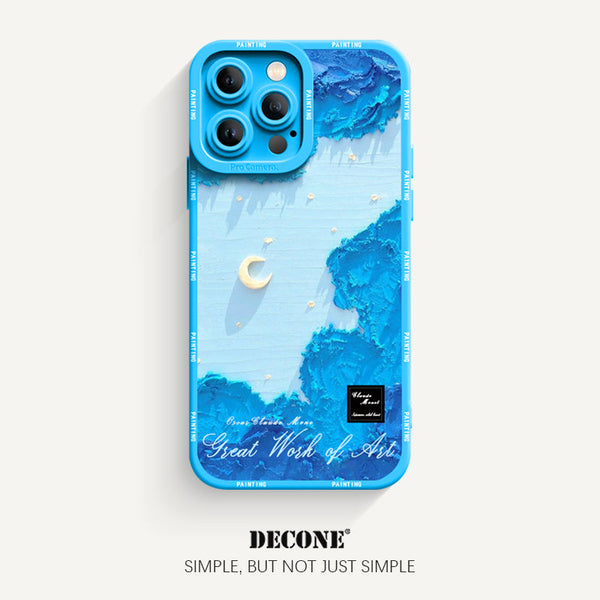 iPhone 14 Series | Art Painting Series Pupil Liquid Silicone Phone Case