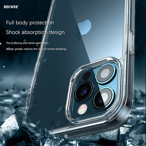 iPhone Diamond Transparent Tempered Glass Case