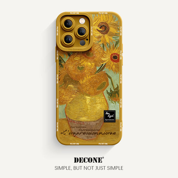 iPhone 12 Series | Oil Painting Series Pupil Liquid Silicone Phone Case