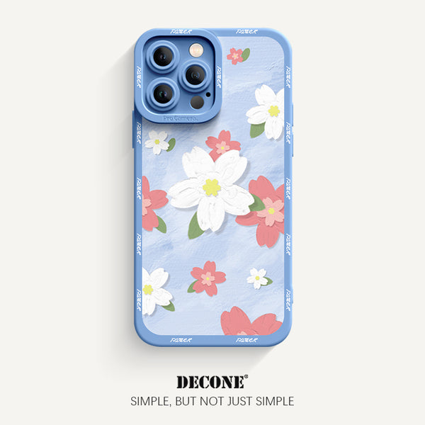 iPhone 13 Series | Flower Series Pupil Liquid Silicone Phone Case