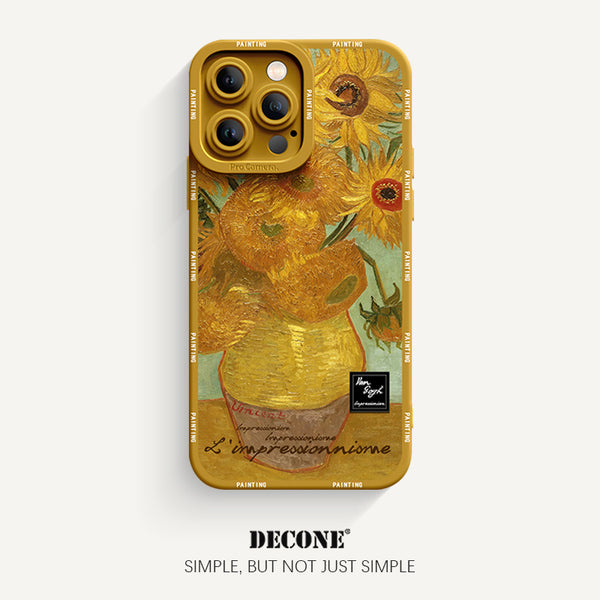 iPhone 13 Series | Oil Painting Series Pupil Liquid Silicone Phone Case