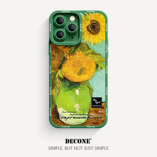 iPhone 11 Series | Oil Painting Series Pupil Liquid Silicone Phone Case