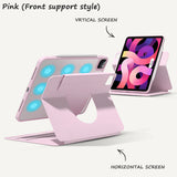 iPad Series | Swivel Leather Smart Cover (2.0 Acrylic Back)