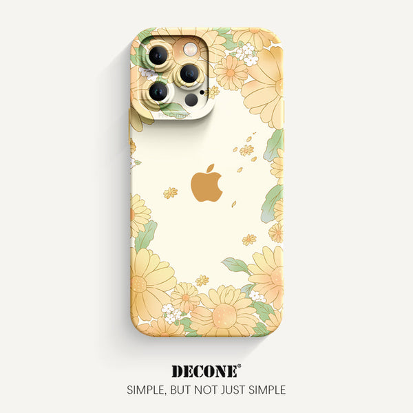 iPhone 12 Series | Flower Series Pupil Liquid Silicone Phone Case