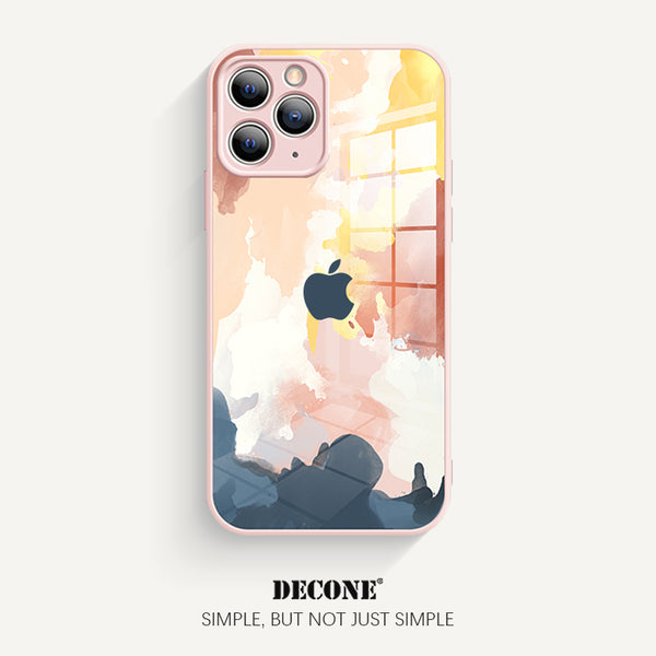 iPhone 11 Series | Watercolor Series Tempered Glass Phone Case