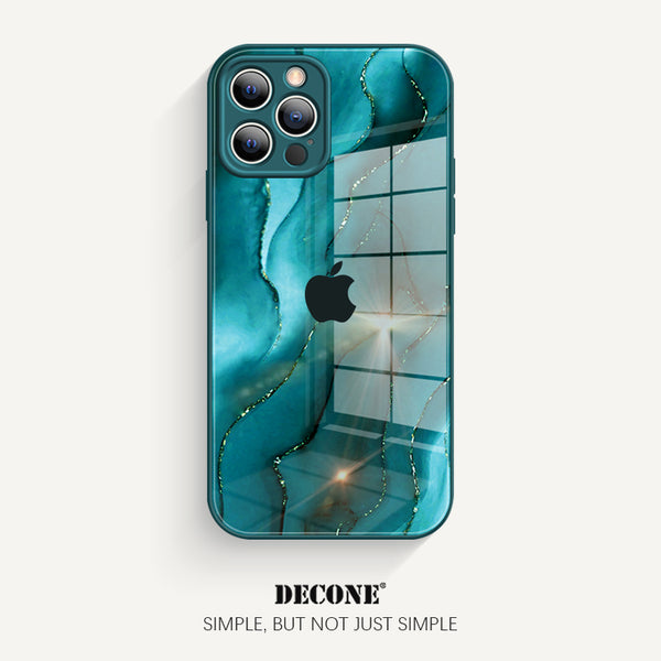 iPhone 12 Series | Watercolor Series Tempered Glass Phone Case