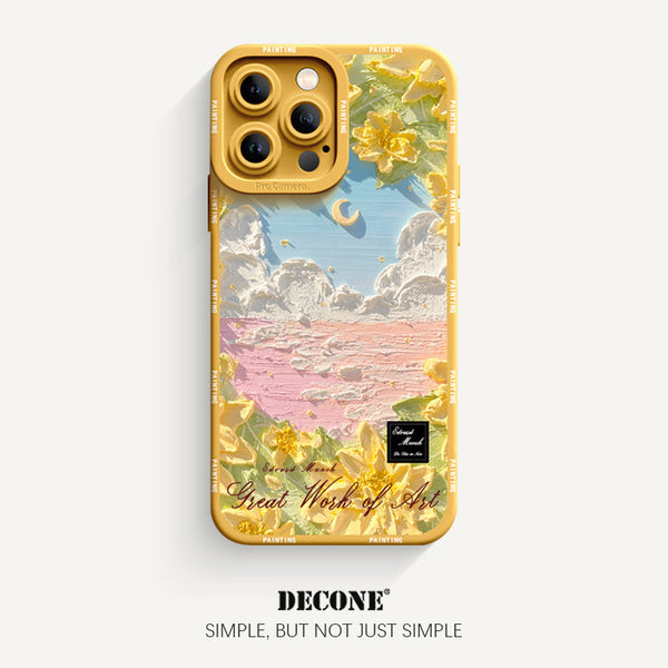 iPhone 14 Series | Art Painting Series Pupil Liquid Silicone Phone Case