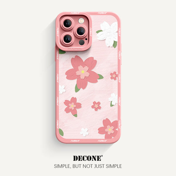 iPhone 14 Series | Flower Series Pupil Liquid Silicone Phone Case