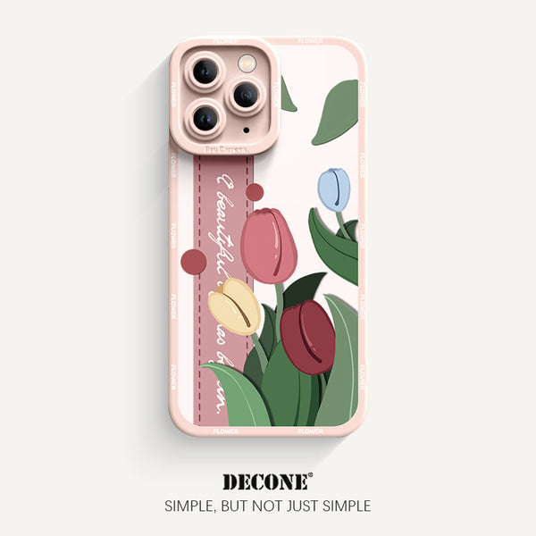 iPhone 11 Series | Flower Series Pupil Liquid Silicone Phone Case