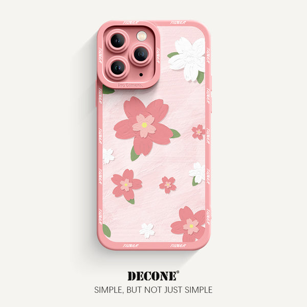 iPhone 11 Series | Flower Series Pupil Liquid Silicone Phone Case