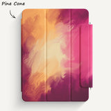 iPad Series | Watercolor Leather Smart Magnetic Reversible Clip (With Clip Buckle)