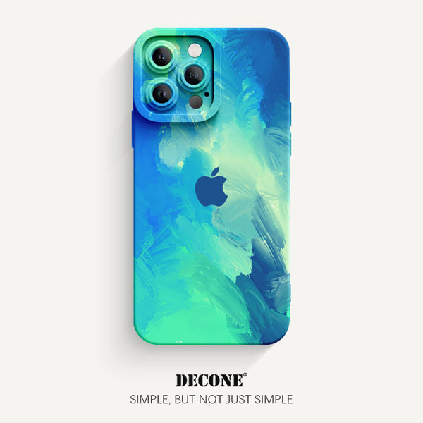 iPhone 14 Series | Watercolor Series Pupil Liquid Silicone Phone Case